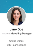 Example of a professional LinkedIn profile photo for optimization.